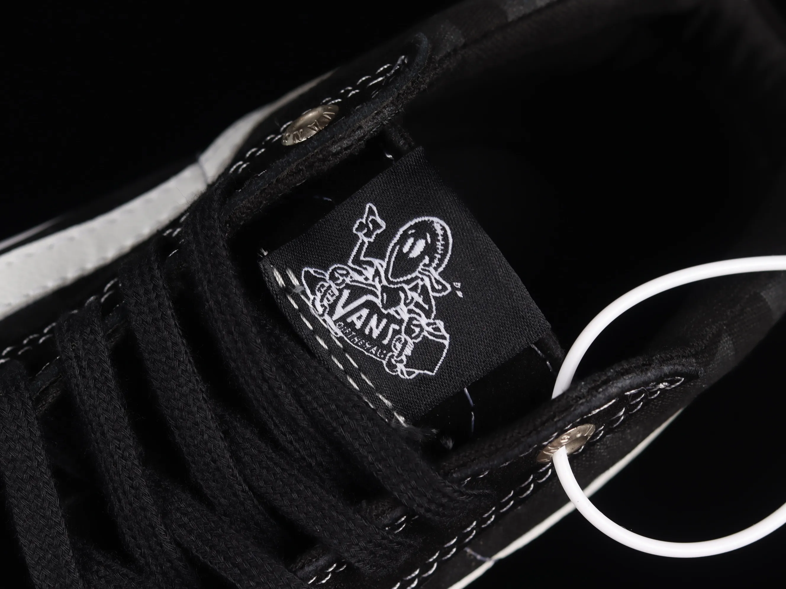 All categories Vans Vans series Vans Mid Vans China Vans SK8-Mid Vans black checkerboard Chinese casual sneakers VN0A347UFGD